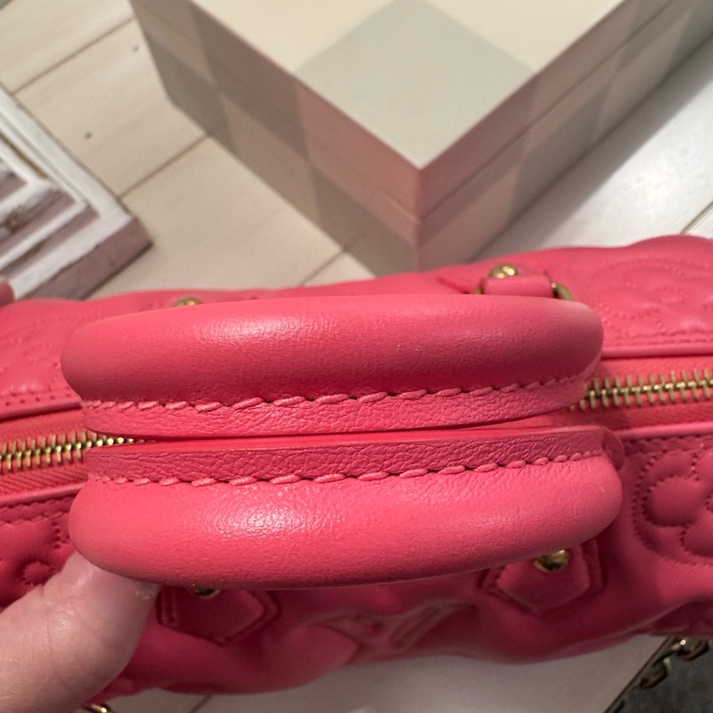 Louis Vuitton Bubblegram Papillon BB in Dragon Fruit - Picture 9 of 16